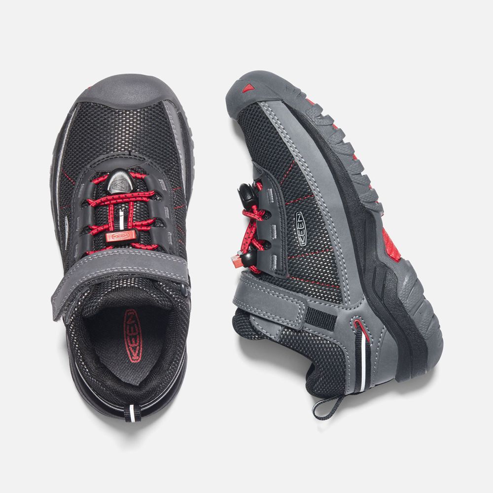 Keen Spor Ayakkabı Çocuk Gri/Kırmızı - Targhee Sport Vent Shoes - Türkiye NXWH71246